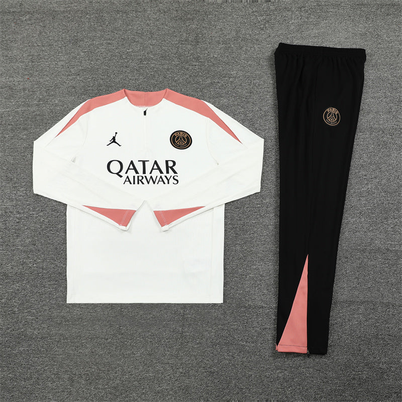 PSG White/Pink Tracksuit